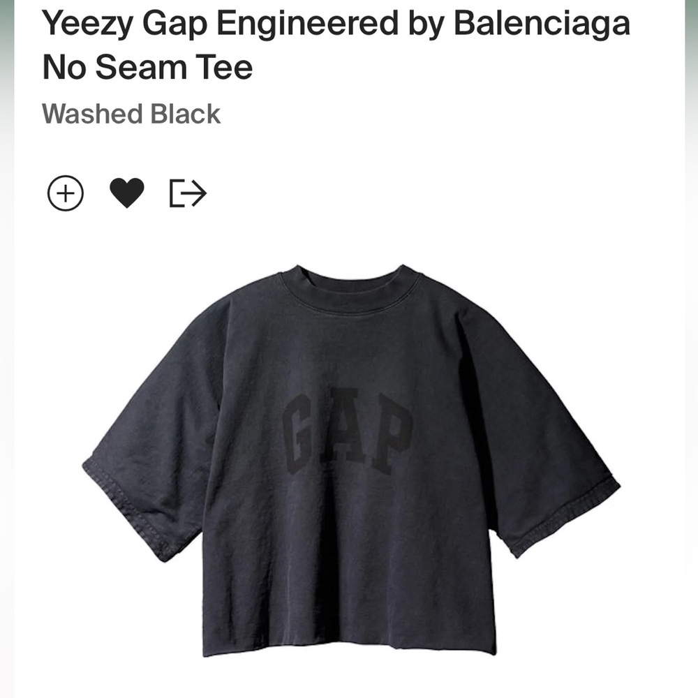 Yeezy GAP Balenciaga Dove No Seam Tee